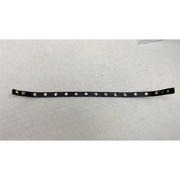 Tory Burch black & gold leather wrap bracelet - Picture 6 of 6